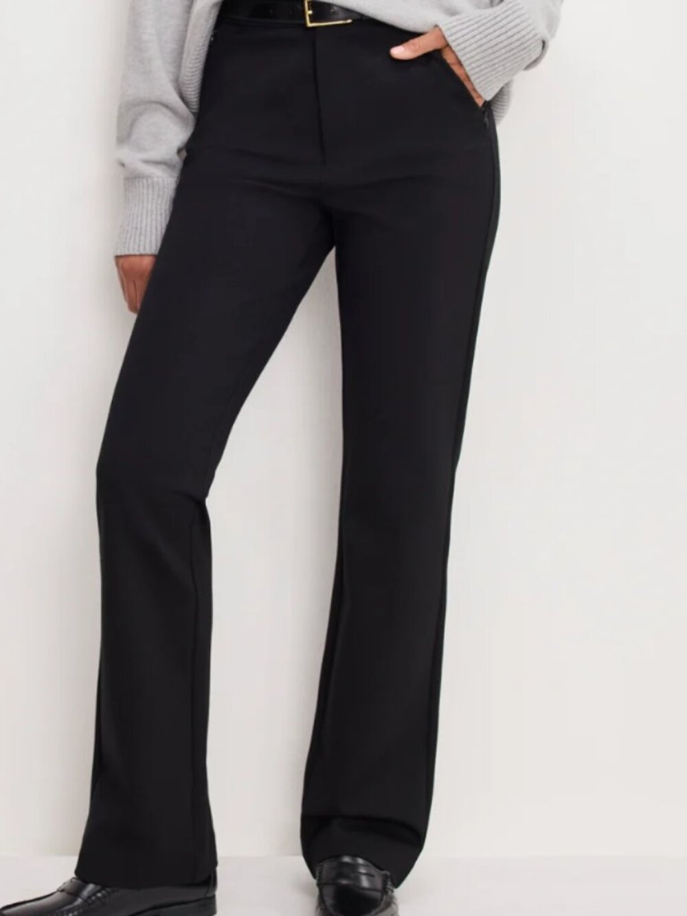 Good American Black Slacks
